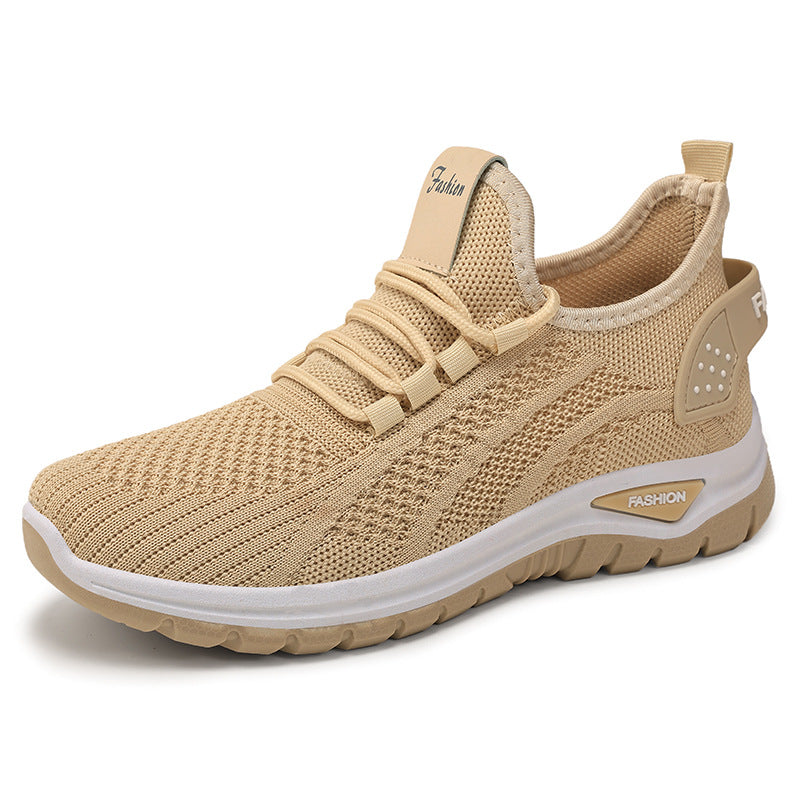 Women's shoes - plus size cross-border footwear - wholesale athletic shoes - flyknit breathable casual shoes - soft sole lightweight single shoes