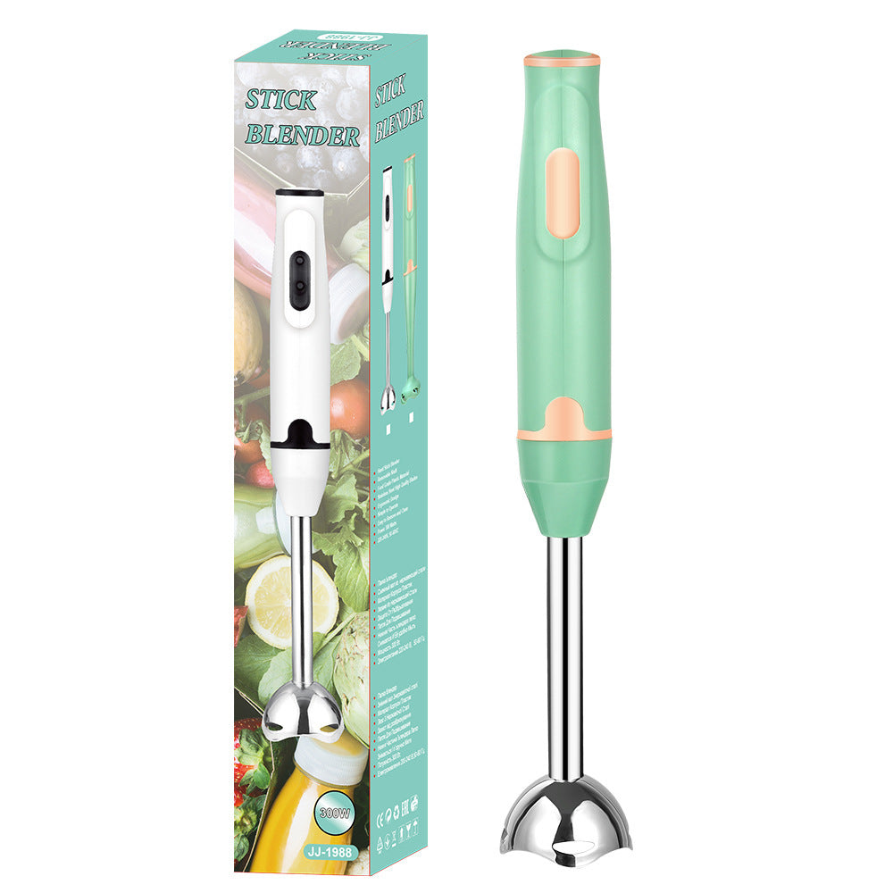 Cross-border blender - home kitchen food processor, juicer, stainless steel blade, multifunctional handheld food stick