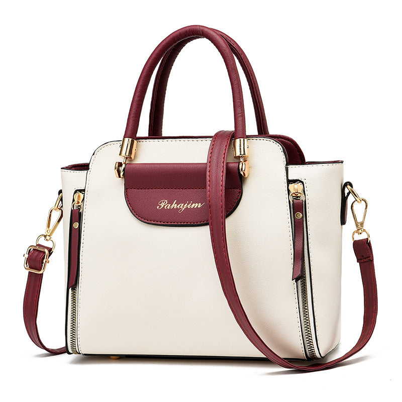 2024 winter new arrival: trendy korean-style color block women's shoulder bag, crossbody, and handbag - wholesale
