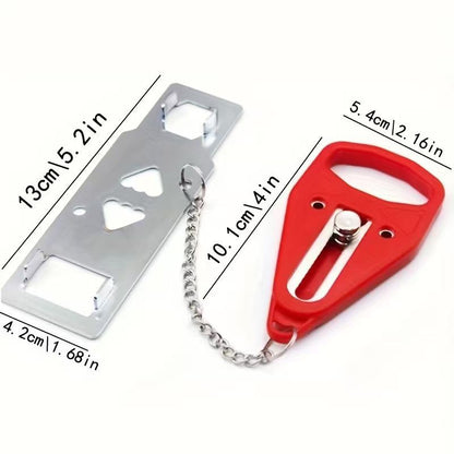 Hotel door block anti-theft alarm, door seam alarm, door plug alarm, home door stop alarm