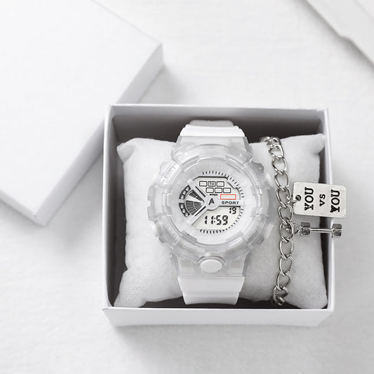 Trending square watch for women - influencer style, instagrammable, preppy, quartz, student-friendly, minimalist, korean-inspired, digital watch