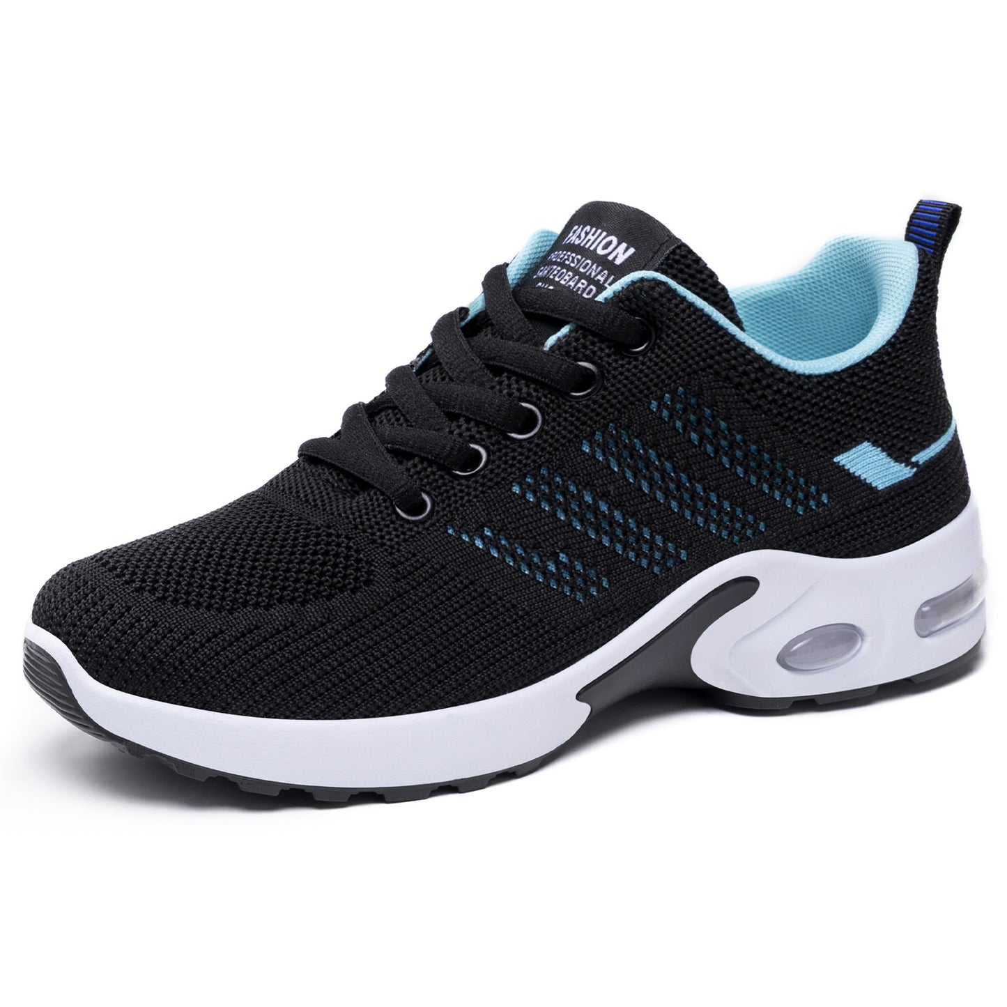 Women's athletic shoes, small-batch custom manufacturing, cross-border shoes, air-cushioned soft-soled running shoes, fly-knit breathable mesh shoes