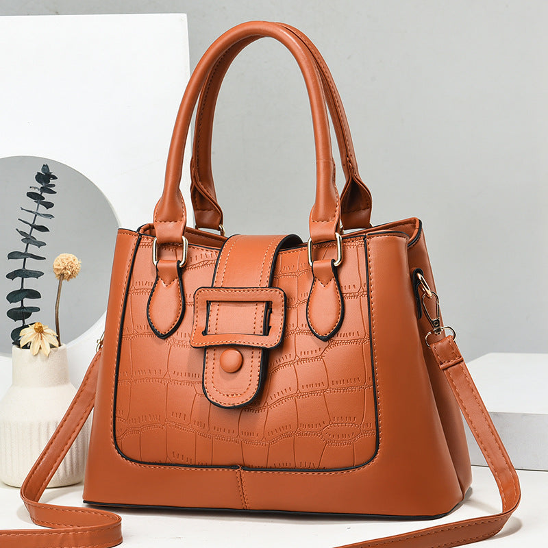 Women's handbag 2026 new fashion korean style personalized trendy retro minimalist elegant shoulder bag crossbody bag mom bag