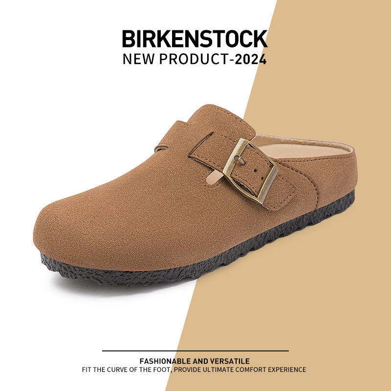 Women's summer new birkenstock shoes breathable slippers soft sole comfortable sandals fashionable versatile casual shoes trendy single shoes