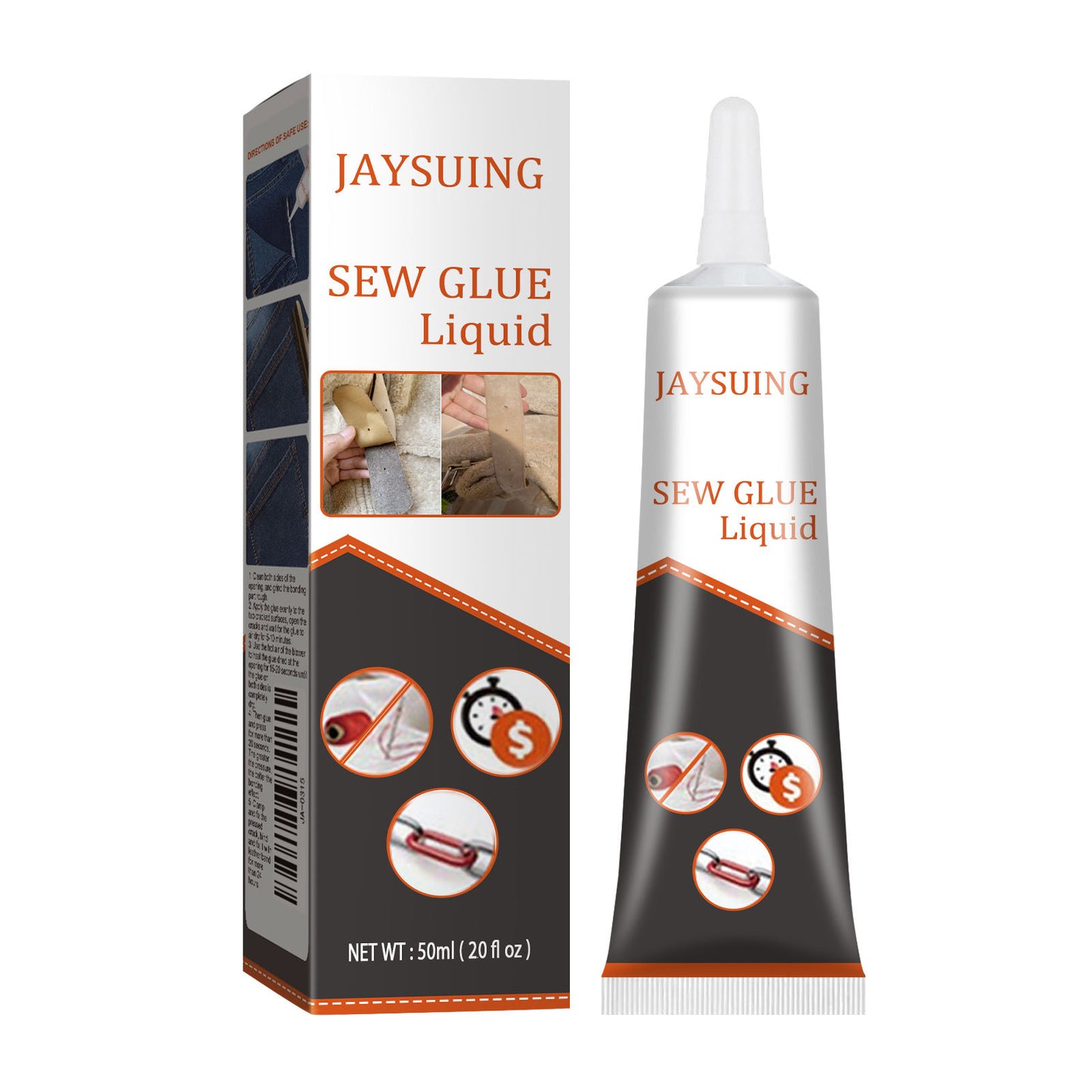 Jaysuing needle and thread sewing glue, fabric glue, clothes sofa cushion glue, fabric sewing glue
