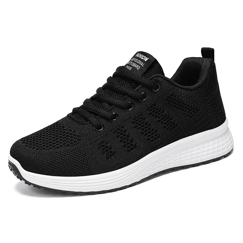 Jinshiyuan |   Women's shoes spring collection: plus size sneakers, fashionable and versatile flats, soft sole casual shoes - dropshipping available