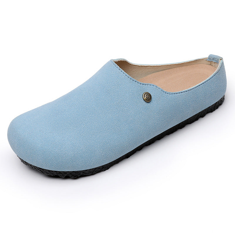 Women's shoesversatilesummernew arrival birkenstock shoescut out fishbone slippersoutwearclassy half slippers breathable sandals