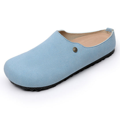 Women's shoesversatilesummernew arrival birkenstock shoescut out fishbone slippersoutwearclassy half slippers breathable sandals