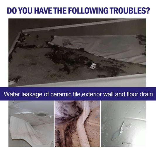 Jue-Fish waterproof glue transparent leak repair bathroom floor permeable waterproof agent refurbishment bright leak-proof coating
