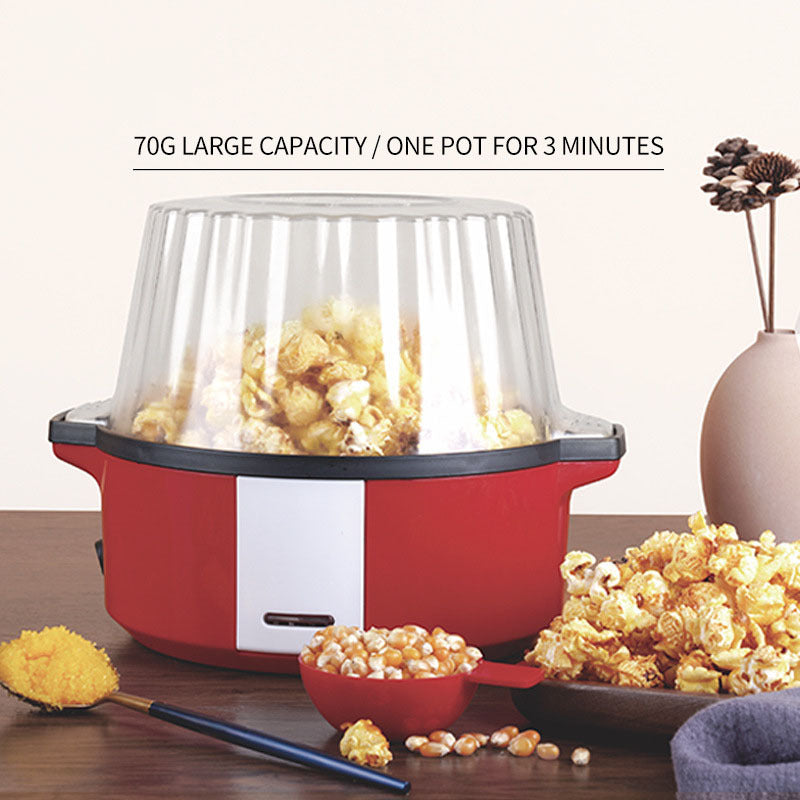 European standard small popcorn machine - automatic, easy-clean popcorn maker for home use - diy popcorn popping machine for kids
