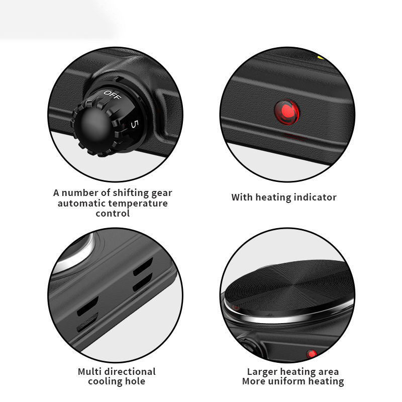 Household european standard electric cooker - multifunctional induction cooktop, electric hot plate, adjustable temperature cooking machine - electric stove
