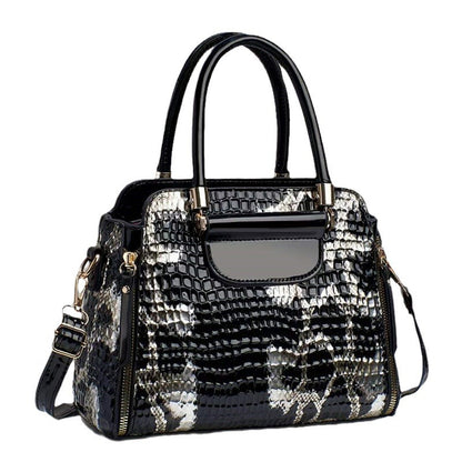 Women's bag 2026 new style trendy fashion large capacity crocodile embossed handbag shoulder bag crossbody bag