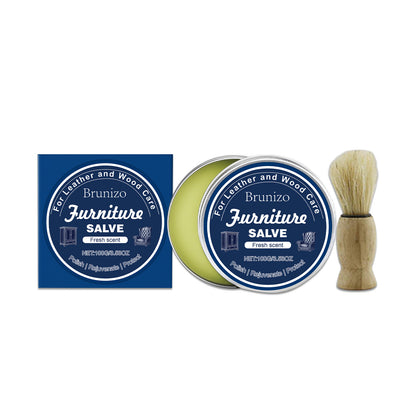 Brunizo Leather Wood Care Cream, Protective Furniture Surface Care Household Leather Wood Care Cream