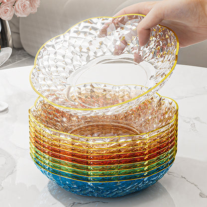 Luxury fruit platter with drain basket - high-end design for living room coffee table, featuring a beautiful bow accent for dried fruit and candy display