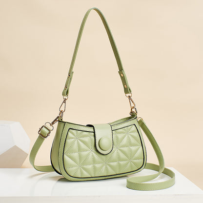 2026 spring new trendy fashion diamond lattice women's bag chain chic korean style small square bag casual shoulder crossbody bag