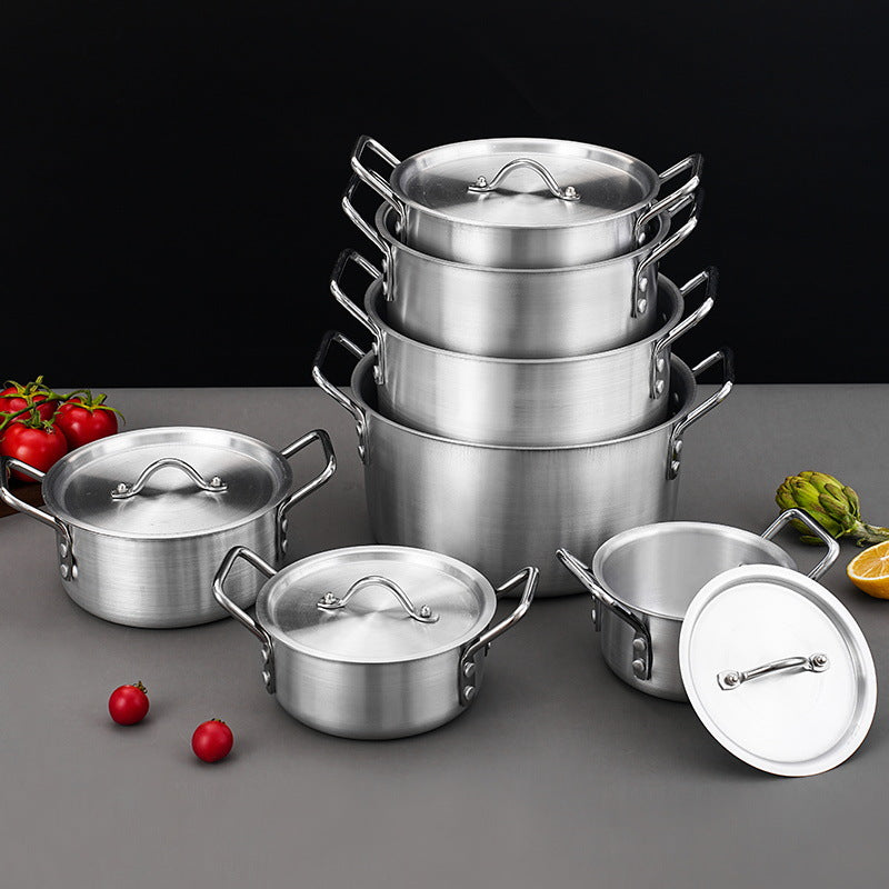 Manufacturer's african export aluminum pot 7-piece set pot aluminum sanding aluminum pot set 7in1