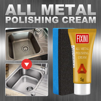 Jue-Fish Metal polishing paste Copper tire rust removal polishing Kitchen metal polishing Multifunctional cleaning and care paste