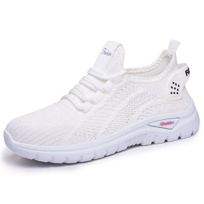 Women's spring collection: flyknit athletic shoes - comfortable, breathable running shoes, plus sizes available, exclusive private label gifts, lightweight single shoes - wholesale