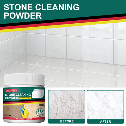Jue-Fish stone cleaning powder, kitchen quartz stone countertop, marble tile cleaning, strong decontamination and polishing