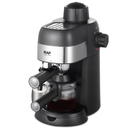 Coffee machine - compact home automatic grinding & brewing espresso machine with steam milk frother