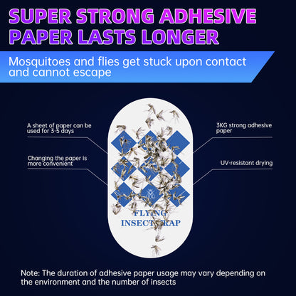Cross-border new sticky mosquito killer lamp, flying insect trap, anti-mosquito device, amazon household mosquito repellent, fruit fly mosquito repellent