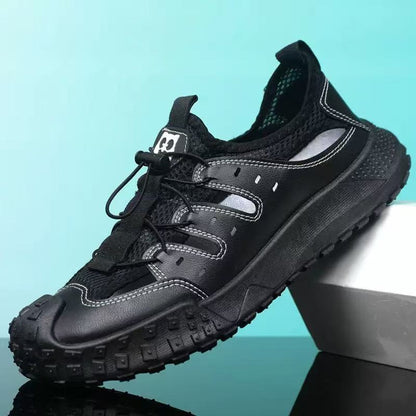 Cross-border men's shoes: new korean style fashionable men's shoes, breathable flyknit yeezy sneakers, soft sole athletic casual trendy shoes - wholesale