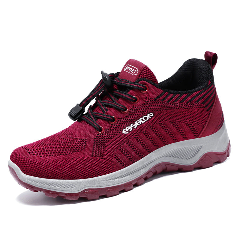 Women's walking shoes 2026 spring new style for couples running shoes ladieswear shoes casual elderly shoes sports style
