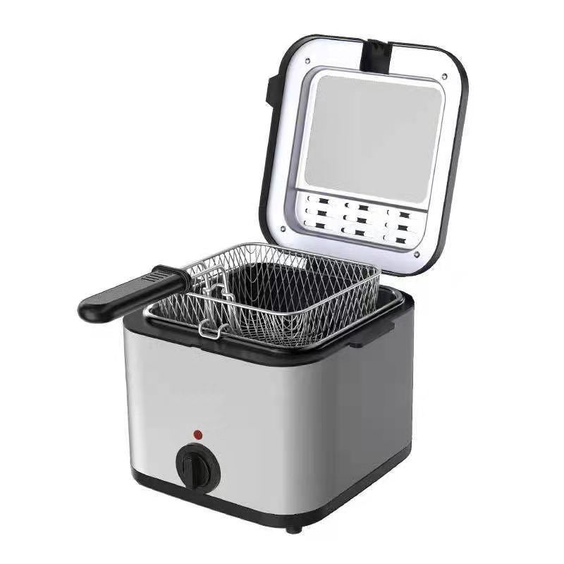 Cross-border for home square fryer electric fryer stainless steel fried european standard chicken steak french fries electromechanical fryer