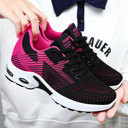 Women's shoes, sneakers, spring collection, plus size, soft sole, cushioned running shoes, mesh breathable casual flats, dropshipping available
