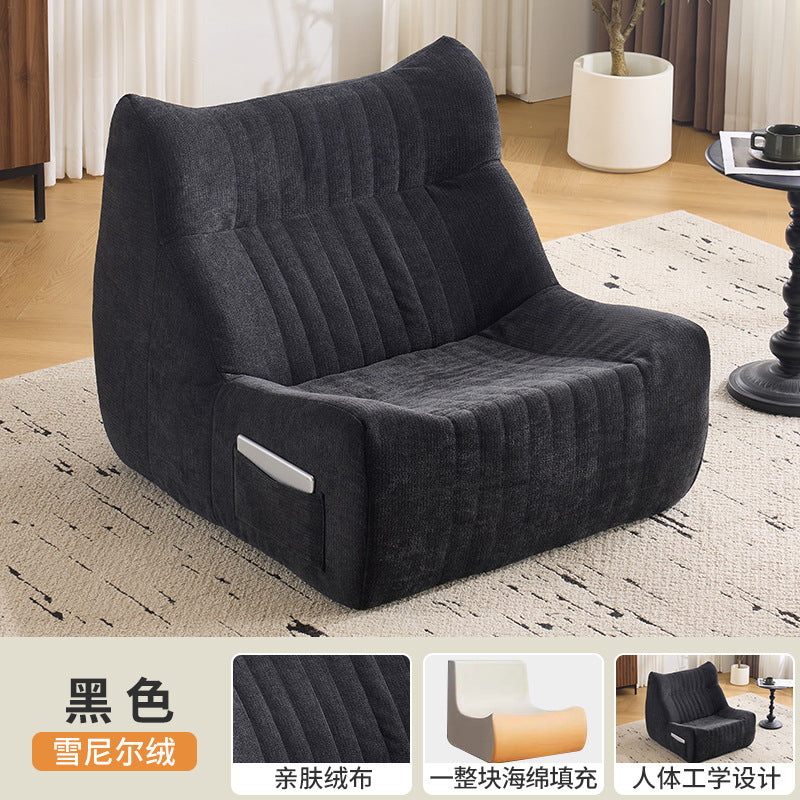 Bean bag chair - single seater, reclining, stress relief, small sofa for home, bedroom, balcony, rental, small apartment, single sofa