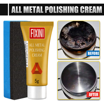 Jue-Fish Metal polishing paste Copper tire rust removal polishing Kitchen metal polishing Multifunctional cleaning and care paste