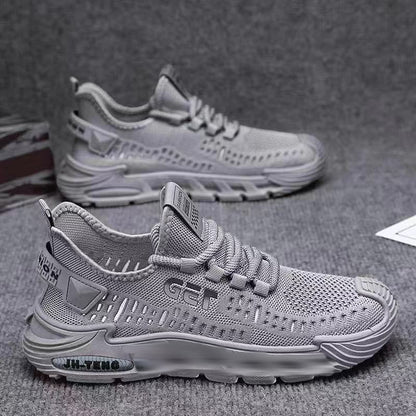 Slip-on men's shoes breathable casual shoes trendy minimalist men's sneakers non-slip soft sole work safety shoes wholesale