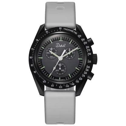 tiktok hot-selling couple's student super-lightweight silicone casual sports watch - planet & moon series