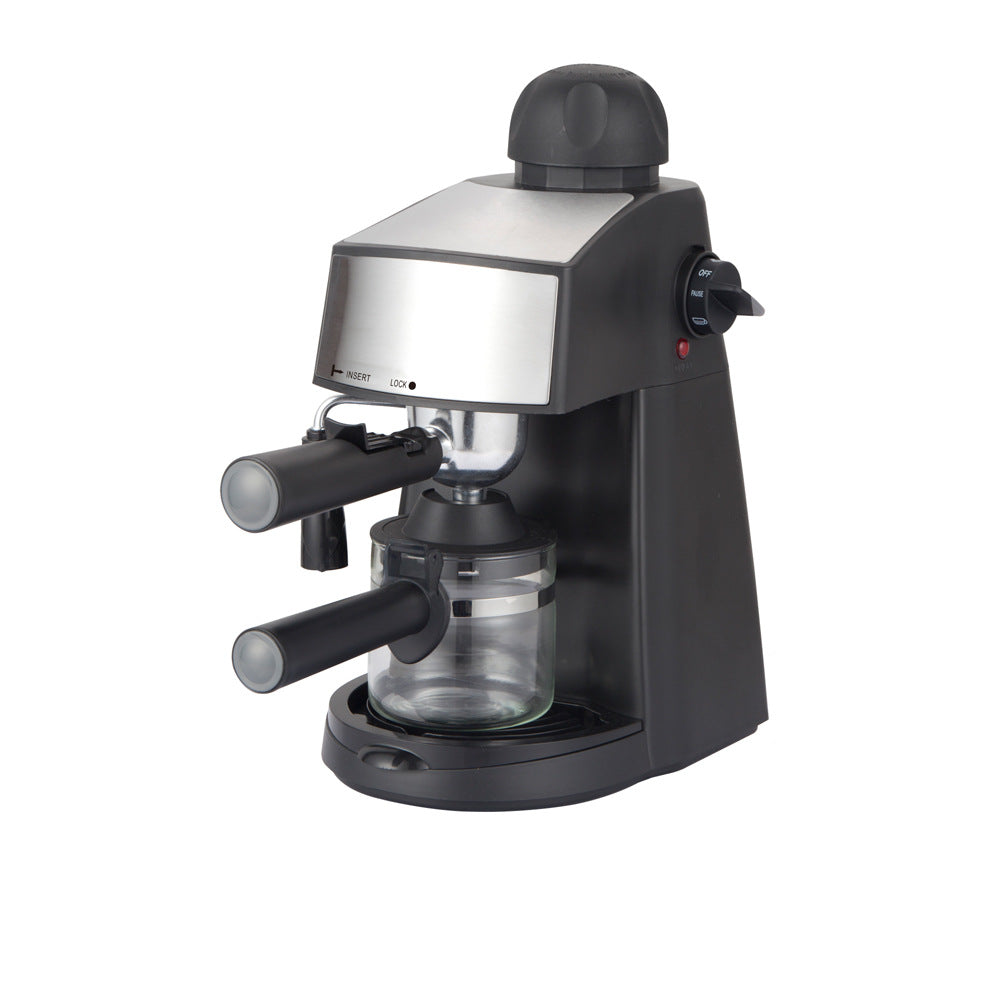 Coffee machine - compact home automatic grinding & brewing espresso machine with steam milk frother