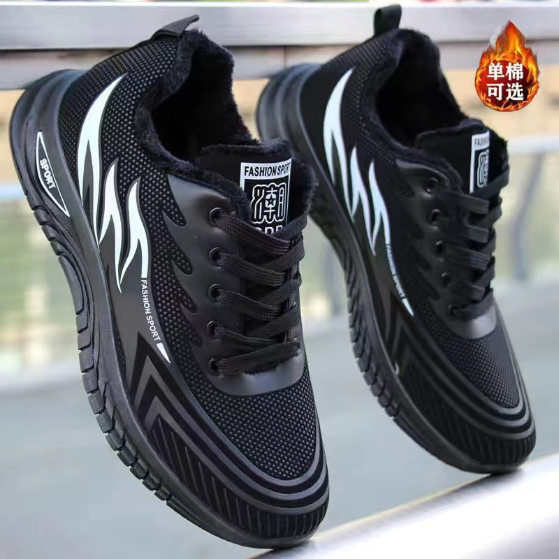 Soft-soled, durable men's shoes, 2025 autumn/winter men's leather casual shoes, stain-resistant, waterproof shoes, comfortable and lightweight sports shoes for men