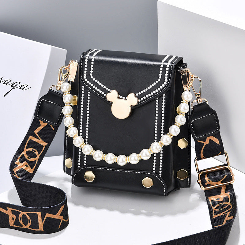 Women's bag 2024 winter new arrival: trendy and stylish double-strap phone bag, shoulder bag, crossbody bag, and handbag - dropshipping available