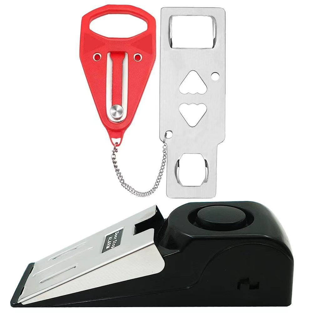 Hotel door block anti-theft alarm, door seam alarm, door plug alarm, home door stop alarm