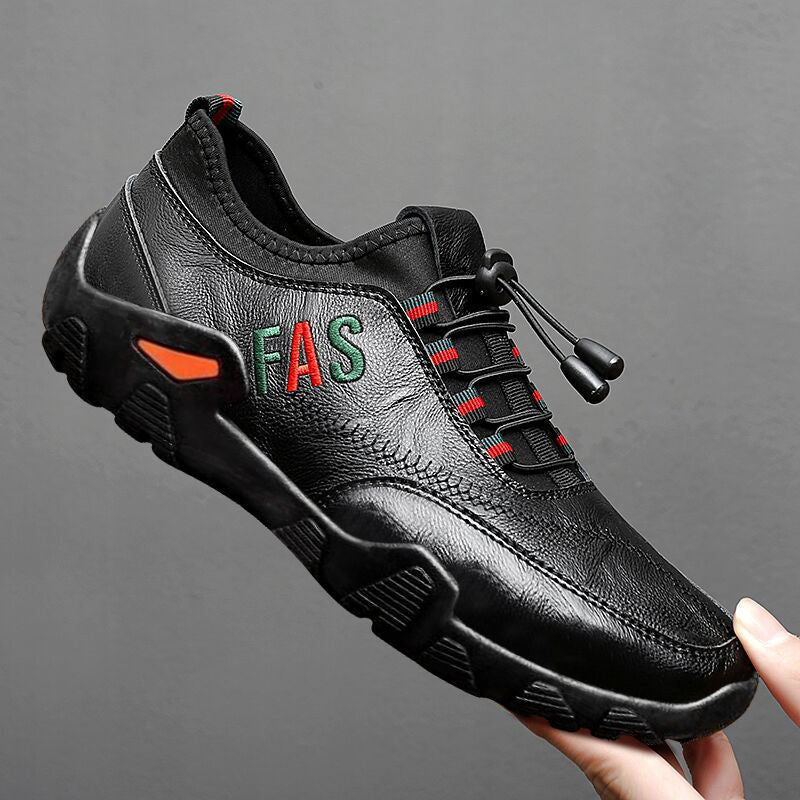 Leather loafer shoes for men, 2025 new business casual slip-on driving shoes, soft sole shoes for men