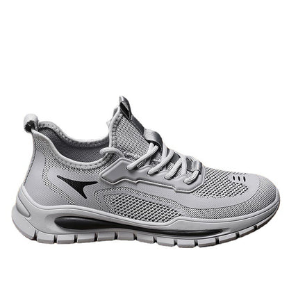 Flyknit men's shoes new 2025 spring and summer mesh breathable running sports shoes men's work casual coconut shoes wholesale