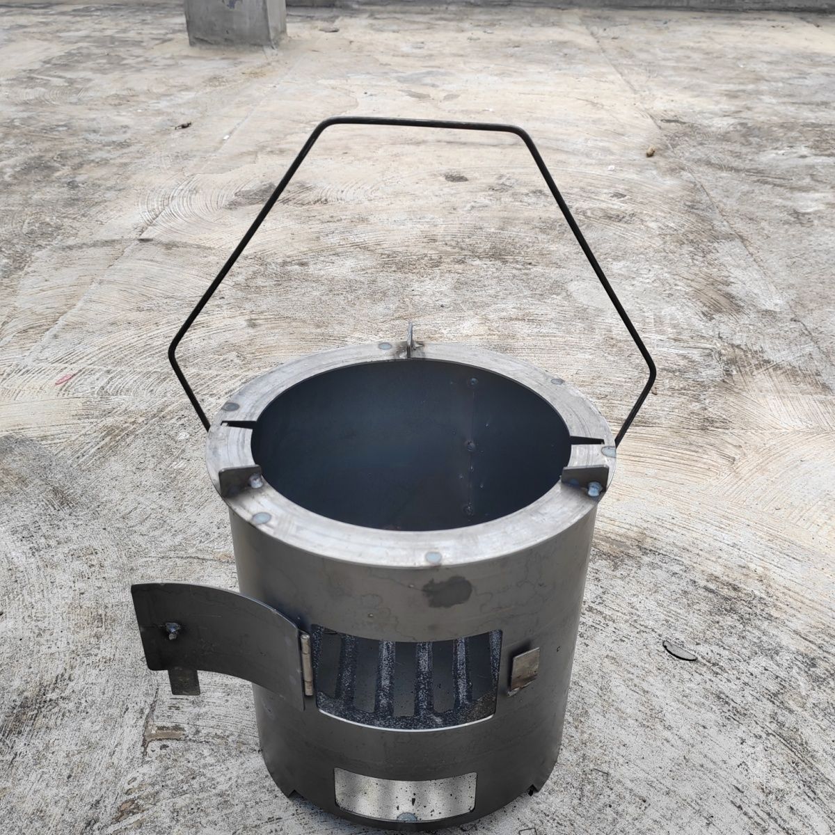Wood burning stove charcoal brazier for tea brewing, heating, cooking, outdoor bbq, home picnic - multi-functional wood stove cooktop