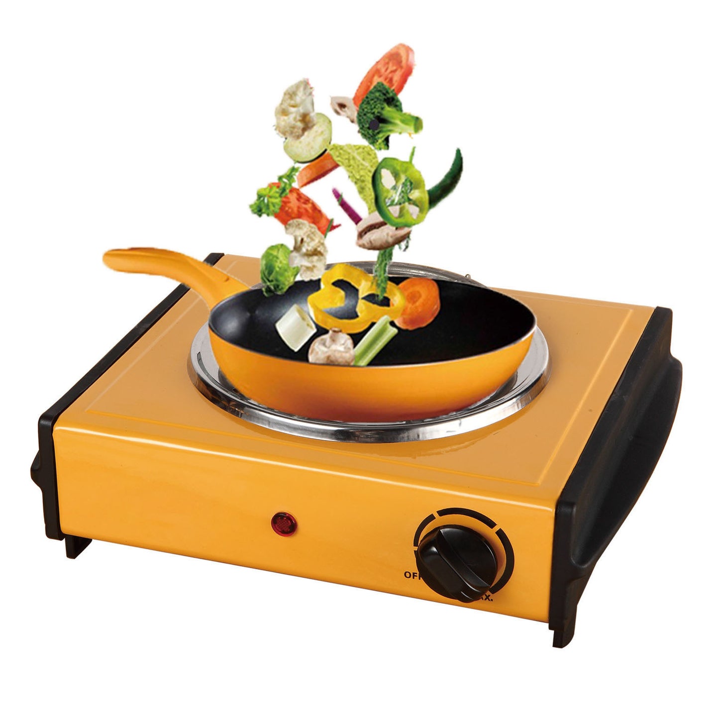 Electric hot plate - multifunctional for soup, boiling water, adjustable temperature, induction cooker, mosquito coil holder, small electric stove, 1000w