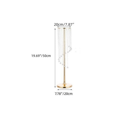 New s-shaped crystal acrylic beaded archway, rotating aisle marker, wholesale wedding props, ferris wheel aisle marker