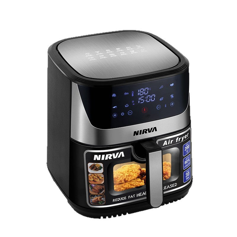 Cross-border exclusive european standard household appliances new large capacity french fries machine multifunctional electric fryer 10l air fryer
