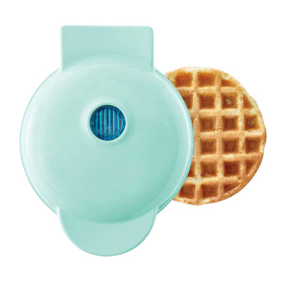 Portable mini heart waffle maker bread maker round sandwich maker light meal maker breakfast maker heart-shaped waffles