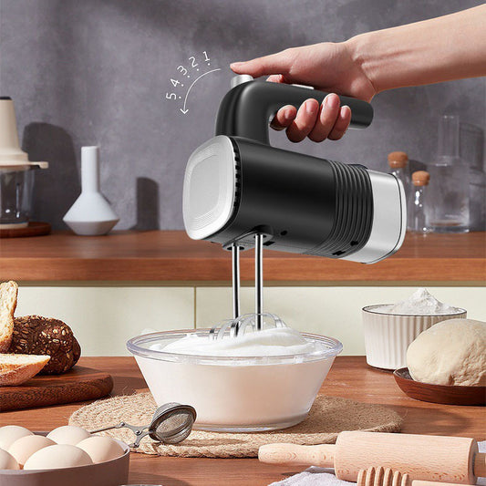 Cross-border egg whisk - 3-in-1 multifunctional mixer for whipping cream, egg whites, kneading dough, and baking - hand mixer