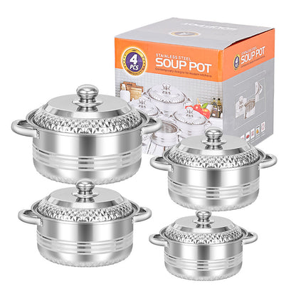Manufacturer's african export aluminum pot 7-piece set pot aluminum sanding aluminum pot set 7in1