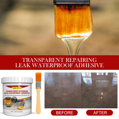 Jue-Fish waterproof glue transparent leak repair bathroom floor permeable waterproof agent refurbishment bright leak-proof coating