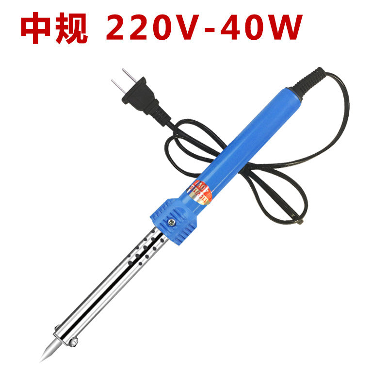 Wholesale 110V60W electric soldering iron US standard 220 external heating type 30 watts national standard EU glue handle multi-purpose pointed nozzle lorie set