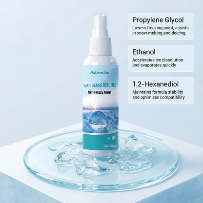 Hikmarion snow melting deicing spray, car glass deicing antifreeze, winter outdoor multi-scene application