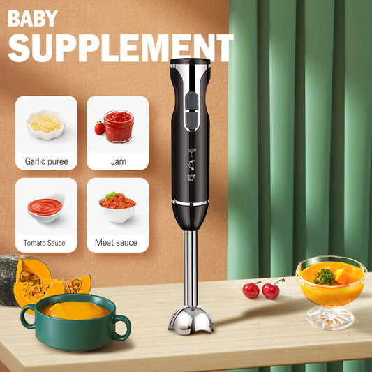 Electric cooking stick food mixer supplementary food egg beater for home handheld juicer milkshake meat grinder mixer